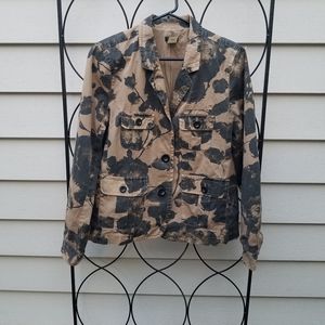 J.Crew Floral Camo Jacket,Woman's M
